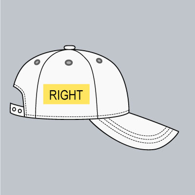 HAT-Right - Print Location
