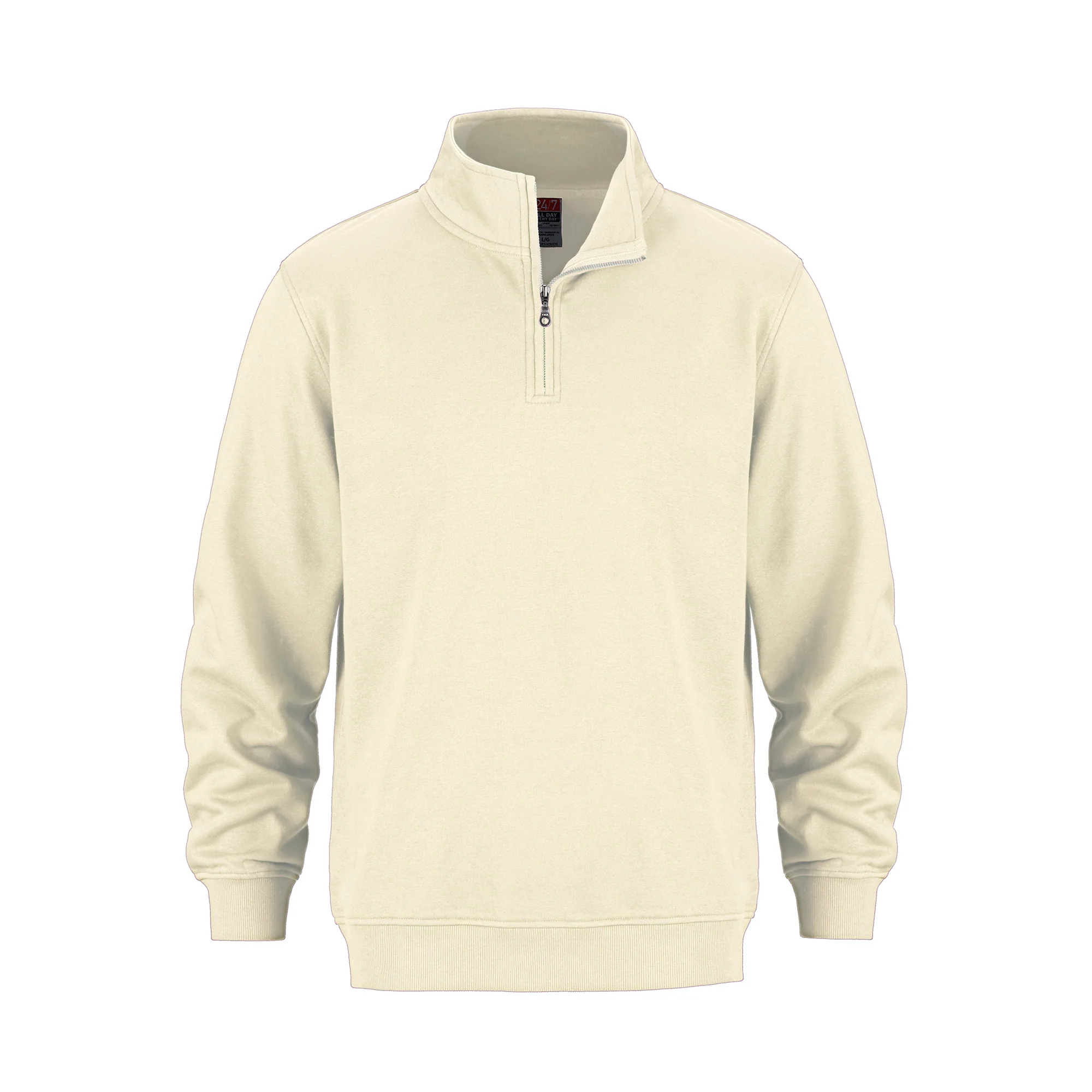 Adult 1/4 Zip Sweatshirt-CSW - Color Image 1