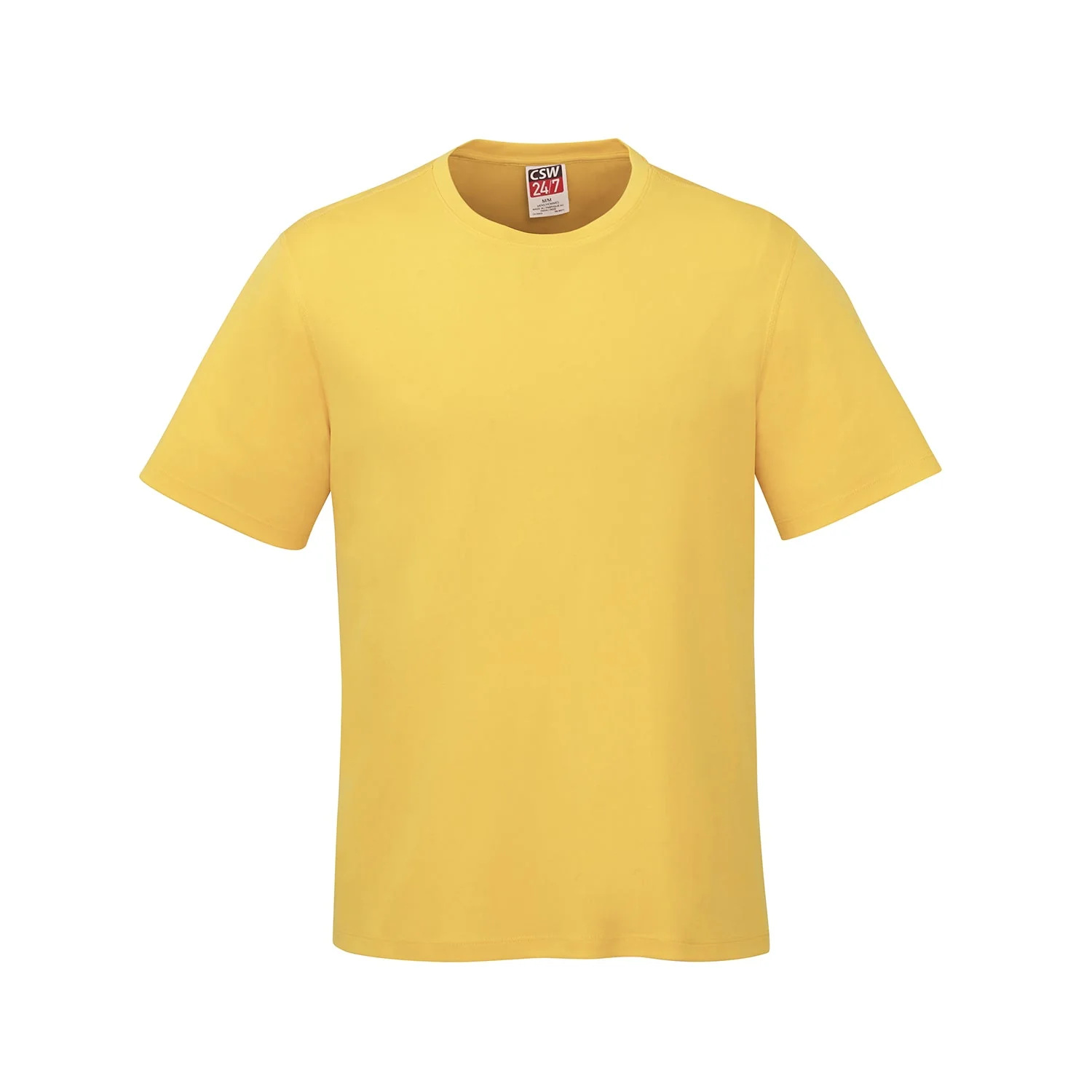 Adult RING SPUN Combed Cotton Crewneck T-Shirt-CSW - Color Image 1