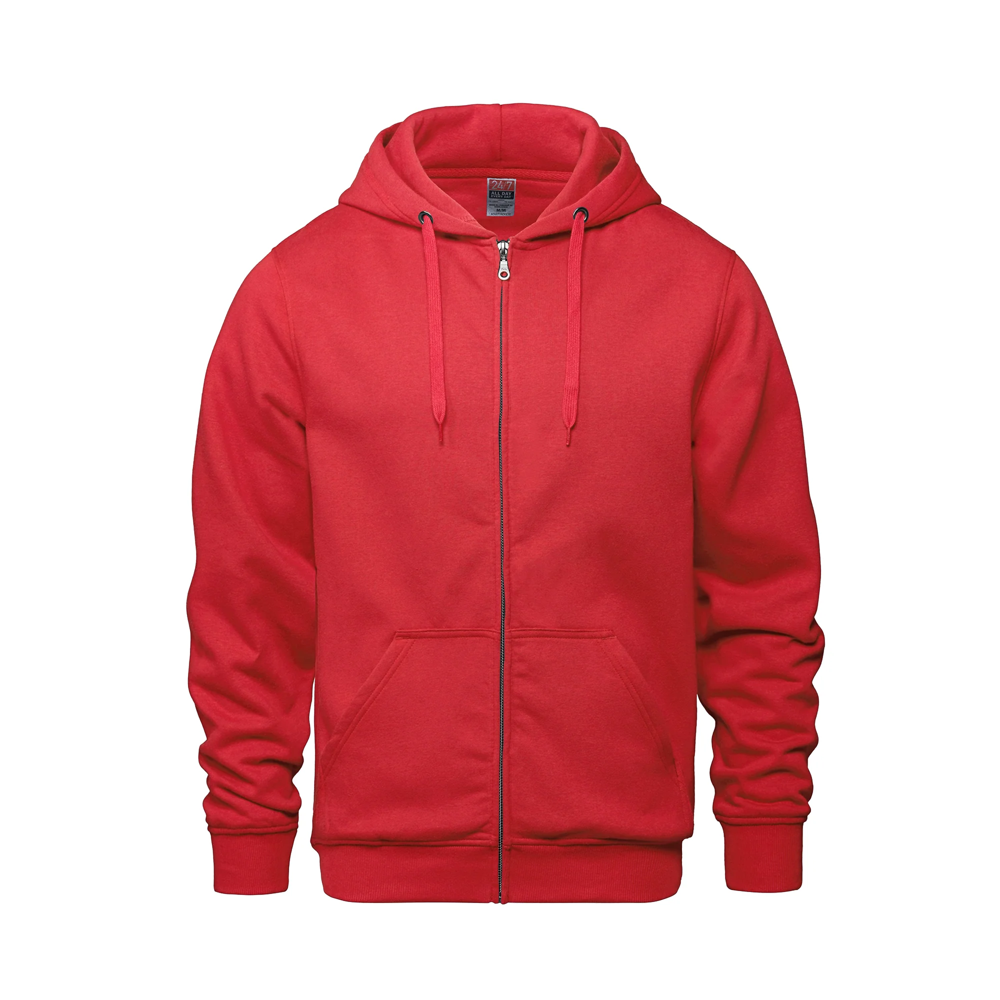Adult Full Zip Hooded Sweatshirt-CSW - Color Image 1