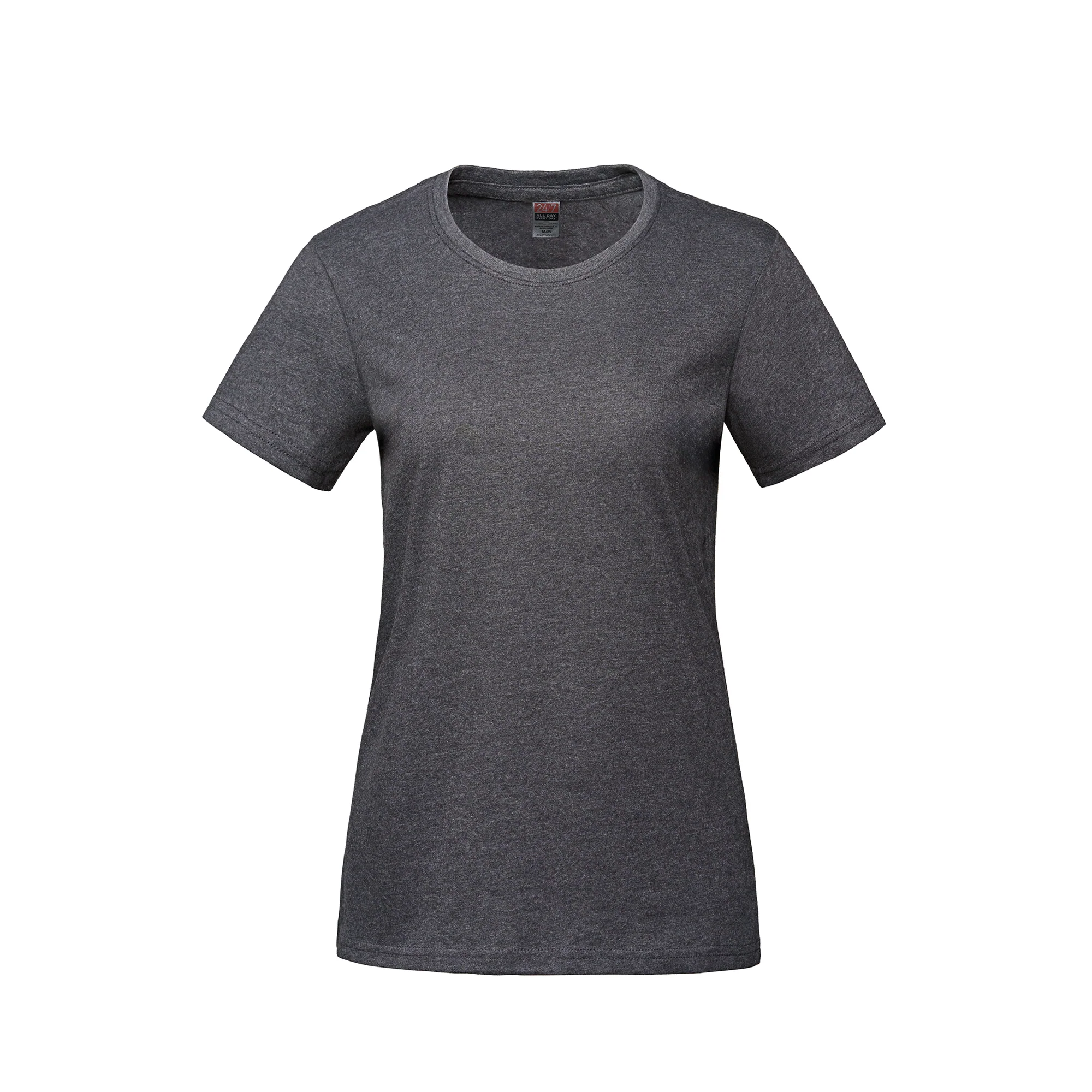 Ladies RING SPUN Combed Cotton Crewneck T-Shirt-CSW