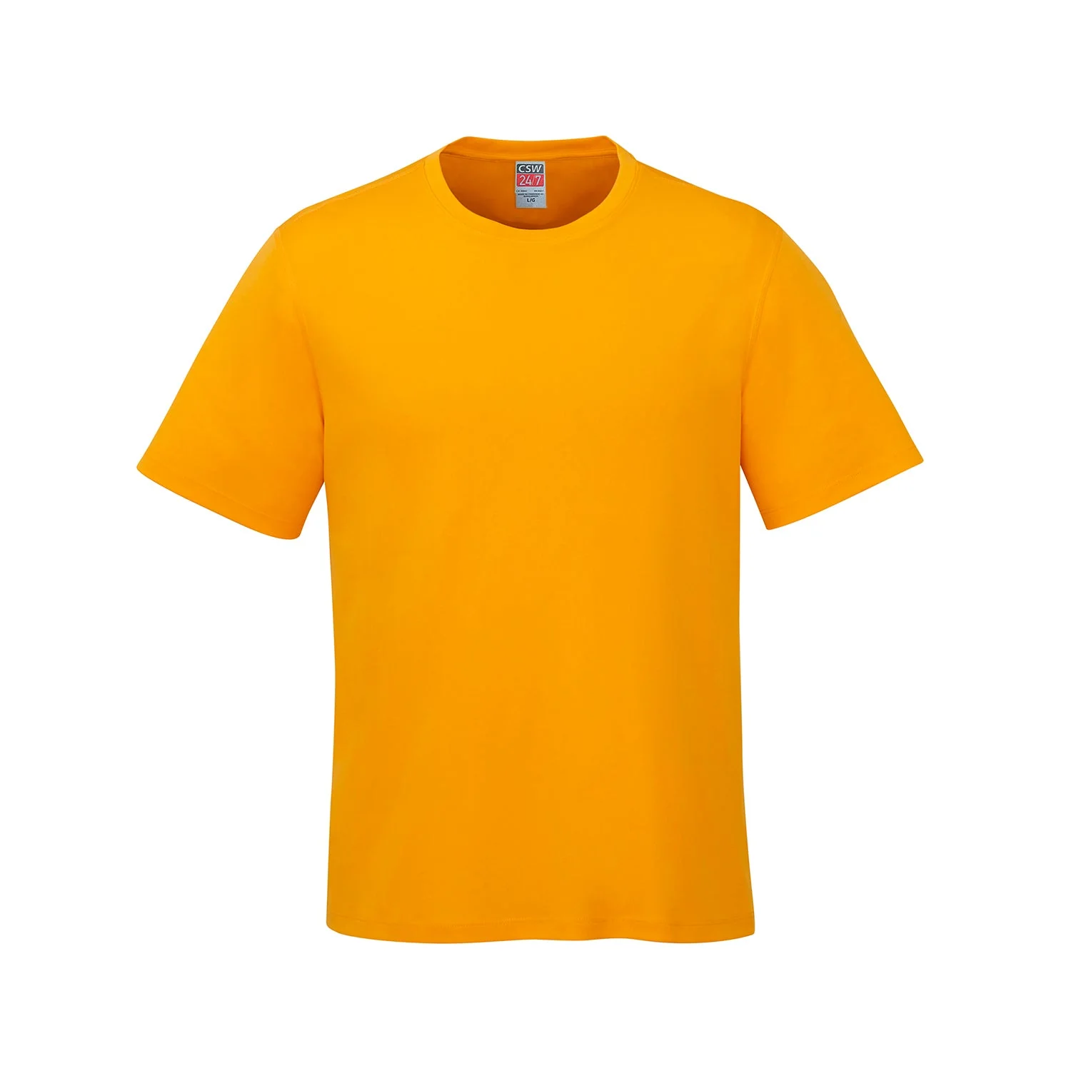 Adult RING SPUN Combed Cotton Crewneck T-Shirt-CSW - Color Image 1