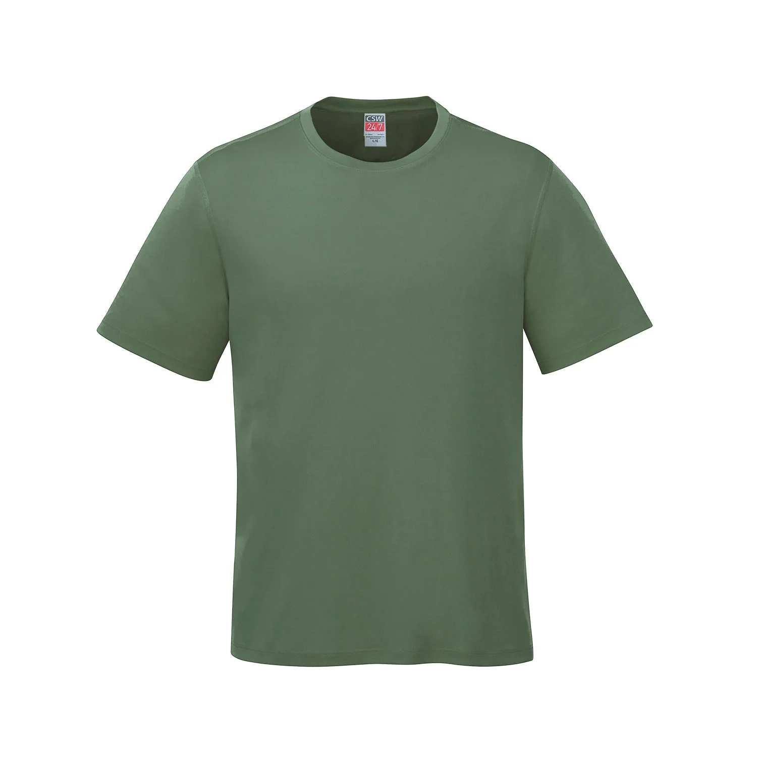 Adult RING SPUN Combed Cotton Crewneck T-Shirt-CSW