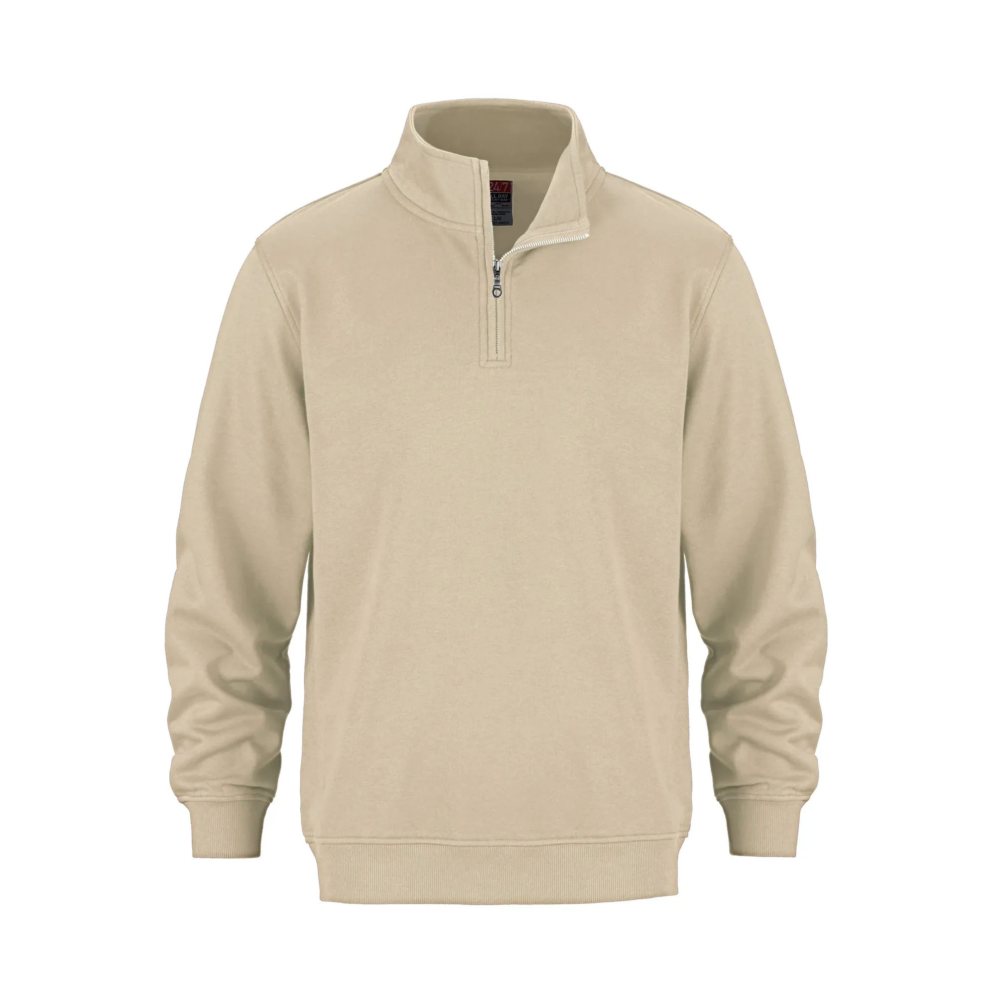 Adult 1/4 Zip Sweatshirt-CSW - Color Image 1